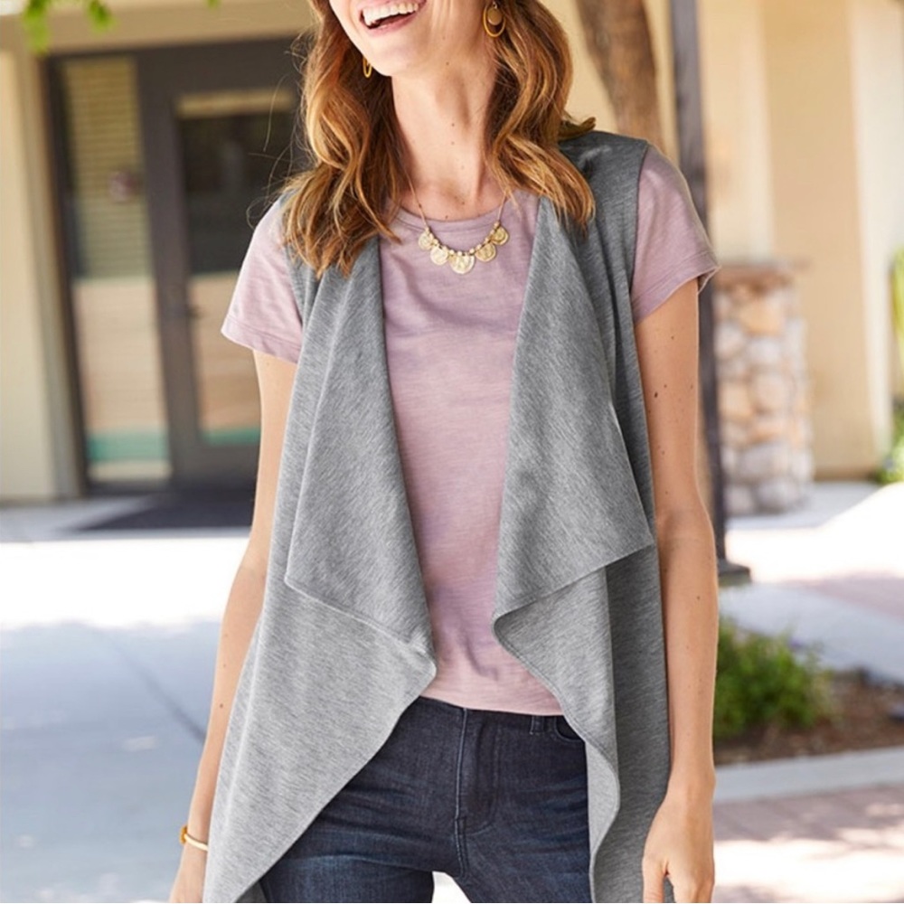 Matilda Jane Count It Out Gray Vest